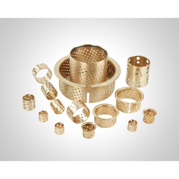 Machine Parts Wrapped Plain Bearing Bushing , Bronze Gleitlager ISO 9001