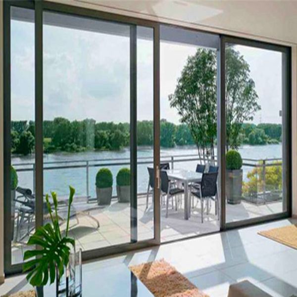 Low-E Glass Sliding Aluminium Door Hinge Adjustment