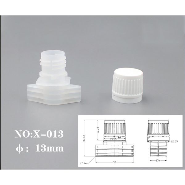 PE Material Plastic Spout Caps With An Inner Diameter Of 13mm For Seasoning ,