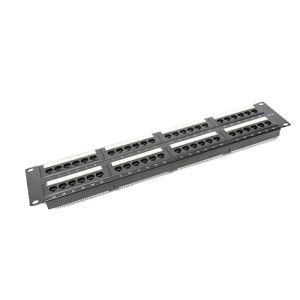 Cat6 UTP Network Patch Panel 48port 2U AMP Ethernet Patch Panels 0.4 - 0.7mm