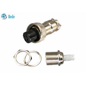 Male To Female Aviation Plug 4 Pin Kits GX16 PCB Welding Style 2 3 4 5 6 Pin