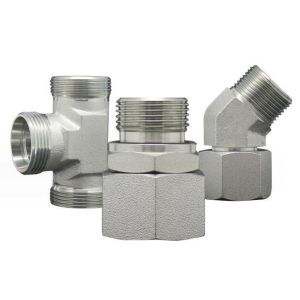1CB Stainless Steel Pipe Fitting with 24 Degree L S to Bsp Thread 60 Degree Cone