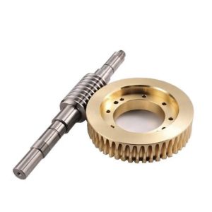 China 10-100 Teeth Brass Worm Gear Stock Worm Gears Highly Wear Resistance on sale