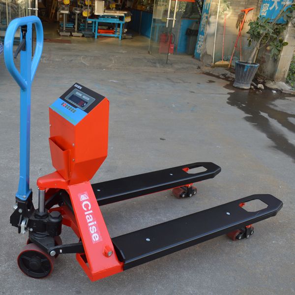 Quality 1 Ton To 3 Ton Hand Pallet Jack With Scale And Printer With LED Display CE Approved for sale