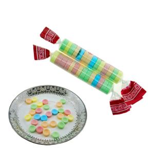 Rainbow Shape Compressed Dextrose Candy Multicolor Assorted Fruit Flavor