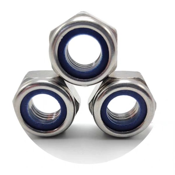Metric Measurement System Stainless Steel Nylon Insert Lock Nut DIN985 Plain