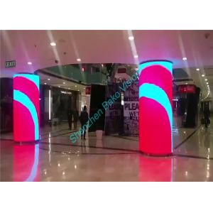 Customized Soft Rubber Module Bendable Flexible LED Display Moving Video Wall