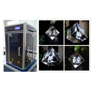 Glass Crystal 3D Laser Engraving Machine , Cost - Effective 3D Laser Engraving