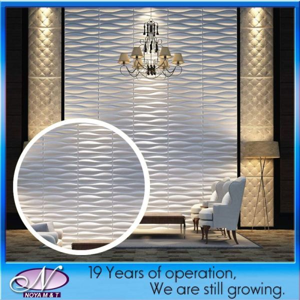 Square Edge Acoustic Sound Insulation 3D Wall Diffusing Panel for Eco-Friendly Decor