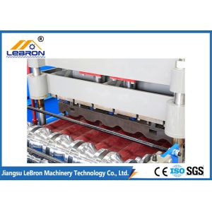 Fully Automatic Glazed Tile Roll Forming Machine Galvanized Steel 0.8mm 16