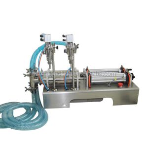 Wholesale High Quality Double Heads Pneumatic Piston Milk Filling Machine, Liquid Detergent,shampoo,bath Gel Filler(500-5000ml) from china suppliers