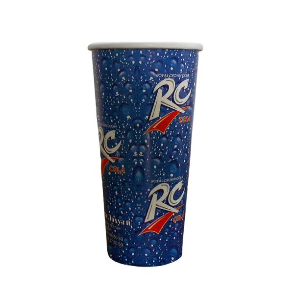 Customized Paper 22oz Cold Cup Aqueous Coated Plastic Free Compostable