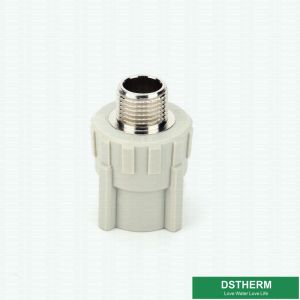 Equal Shape Male Threaded Coupling , Welding PPR Male Threaded Socket