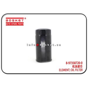 Wholesale 8-97358720-0 8973587200 Oil Filter Element For ISUZU 4JJ1 TFR 842199000 from china suppliers