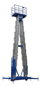 Wholesale 12m Quadruple Mast Elevated Aerial Work Platform 300Kg Loading from china suppliers