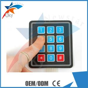 China 3 × 4 matrix keyboard Breadboard For Arduino membrane switch Extended Keyboard on sale