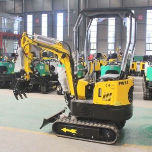 Energy Efficient Yellow 1.8 Ton Mini Excavator Machine With Attachments