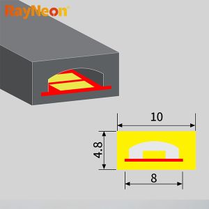 8mm Width Flexible IP65 LED Strip Light Indoor And Outdoor Neon LED Light Strip