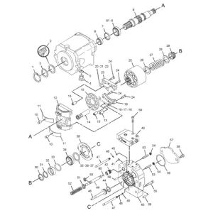 299-5790 20R3400 For CAT Track D7R II D7R XR HPR135 PUMP GP-PISTON IMPLEMENT