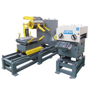 Pneumatic Punching Decoiling And Straightening Machine With Power Press Machines