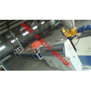 Automatic Twin Screw Plastic Profile Extrusion Line For WPC Tray / Terrace
