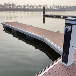 Wholesale Customizable Aluminum Floating Docks with Rot Features and Anodized Finish from china suppliers