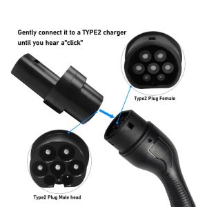 Type 2 To Tesla EVSE Adapter Type 2 To Tesla EV Adapter For Tesla