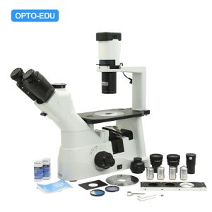 China OPTO-EDU LED Infinity Trinocular Inverted Optical Microscope OPTO-EDU A14.0901 on sale
