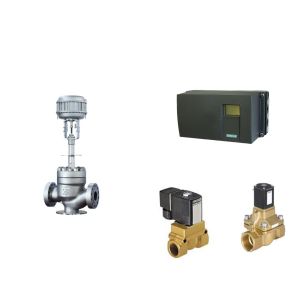 Pneumatic Control Valve Positioner Siemens SIPART PS2 And Burket Solenoid Valve