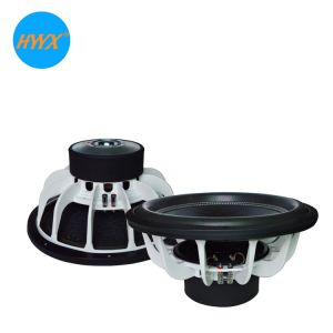 Double Magnet 3" Voice Coil 1.5kHz 90dB 15 Inch Car Subwoofer