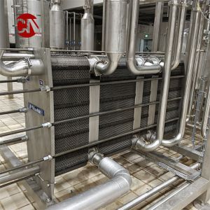 UHT Milk Pasteurizer 50L 100L 500L 1000L Plate Heat Exchanger for Ice Cream