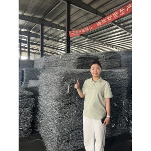 Hot Sale 10 X 12 Cm Gabion Basket / Hexagonal Gabion Wire Mesh Stone Cages