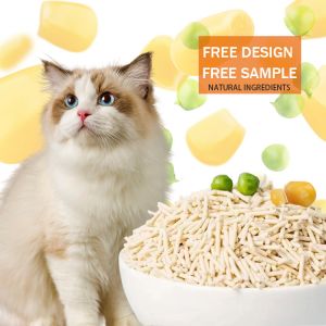 Natural Greentea Tofu Clumping Litter ODM Clumping Biodegradable Cat Litter