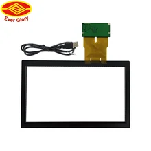 Wholesale 12V Embedded Industrial Touch Monitor HDMI VGA Display For Harsh Environments CE Certified from china suppliers