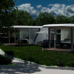 Fuqian High-End Camping Space Capsule Redefined Luxury Container House For