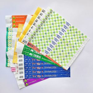 Sequential Numbering Barcoding Tyvek Paper Wristbands Enhance Event Security
