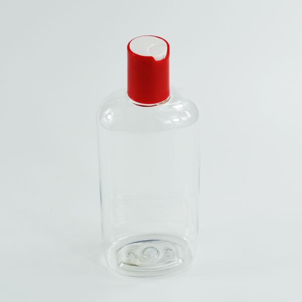 Industrial Cosmetic Bottle 500ml Pet Plastic with Disc Cap and Customized Color