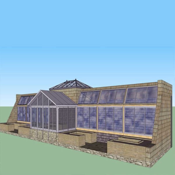 Quality Galvanized Anodized Greenhouse Solar Panel Roof Racking System for sale