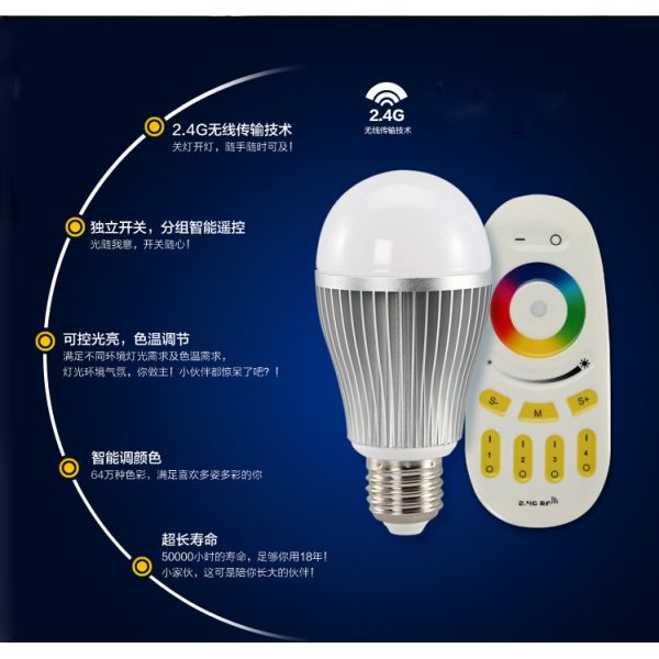 remote control wifi enabled LED lighting bulbs home lighting automation systems