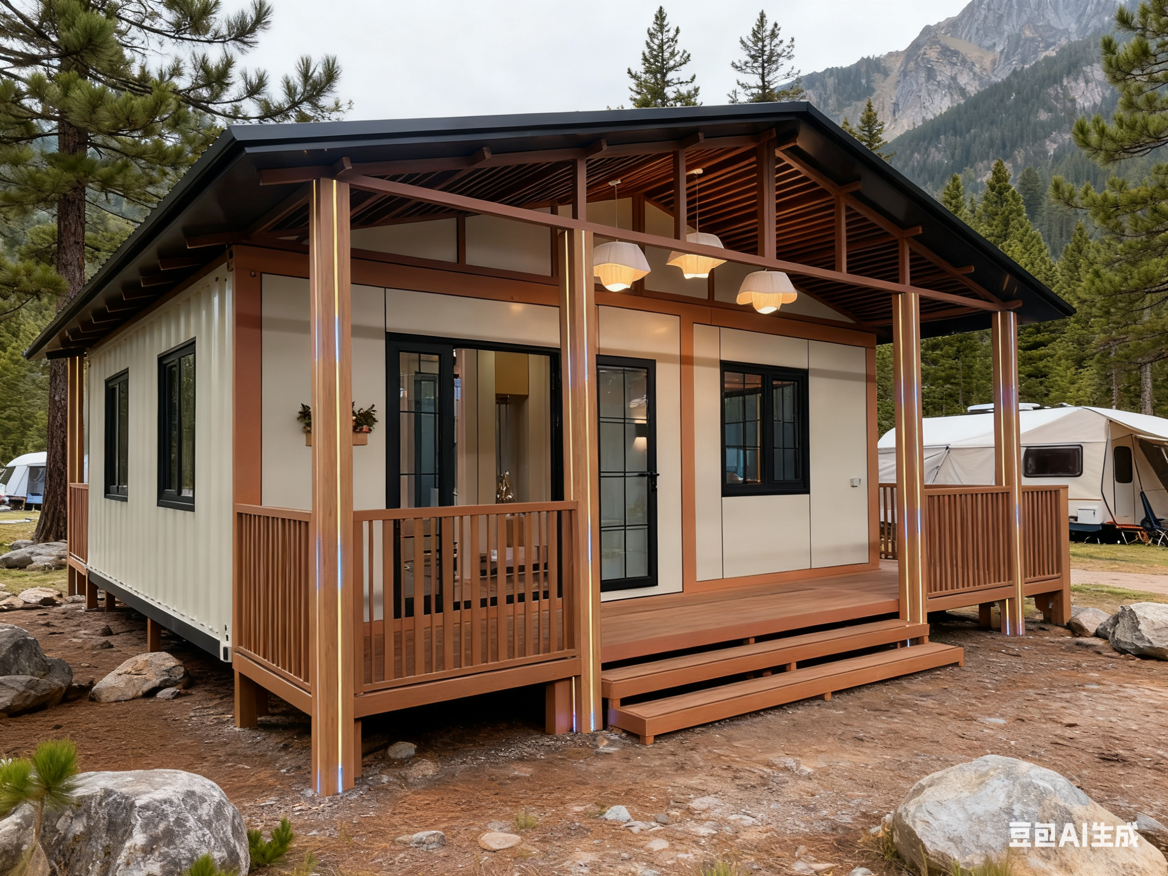 Wholesale Expandable Container House with 20+ Years Life Time 100mm Thick Walls and 5700x6660x2650mm Expanded Size from china suppliers