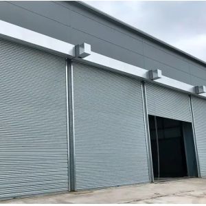 Logistics Park Channel Used PLC Control Aluminum High Speed Spiral Door 0.8m/s