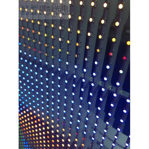 High Definition Rgb Glass Window Led Display Epistar LED Chip
