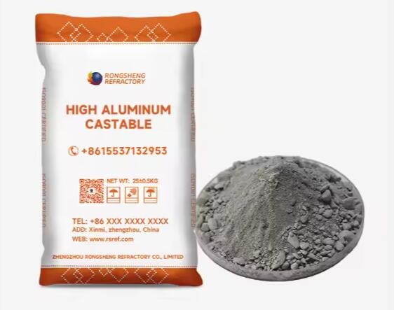 Furnace Kiln Oven Phosphate Bonded Unshape Refractory Material High Alumina