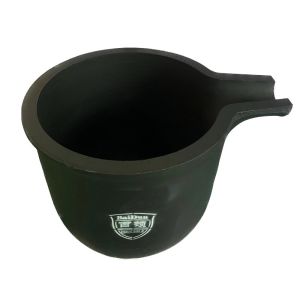 Heat Resistance Graphite Crucible For Jewelry Making Black Smooth Design