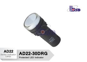 China White Protected Led Indicator Lamp  Push Button Switch Series Power Led Indicator on sale