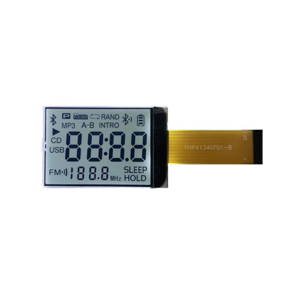 Quality Positive HTN Segment Code LCD White Blacklight With FPC LCD Display for sale