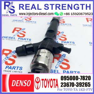 Diesel auto engine systems Fuel Diesel Injector 23670-39265 095000-7820 For Toyo