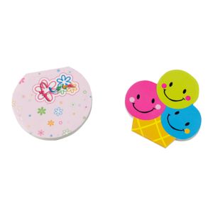 Wholesale Customized smiling face,flower image Personalised Notepad / kids sticky notes from china suppliers
