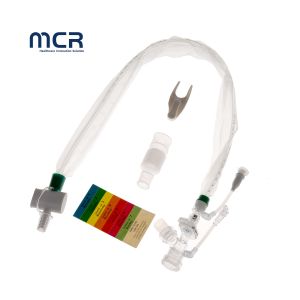 Disposable Single Lumen Closed Suction Catheter 72H For Suction Sputum