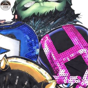 Washable Cool Embroidery Designs Patches With Spider Man Character